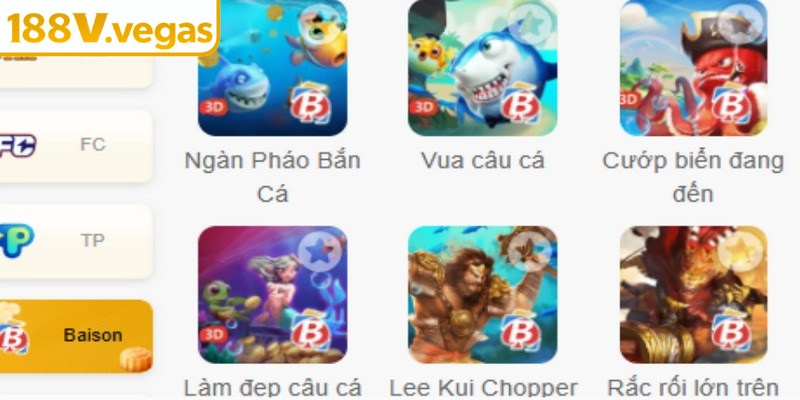 Top những cực phẩm hấp dẫn tại sảnh bắn cá