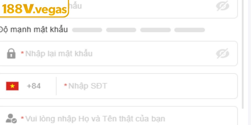Một số lưu ý quan trọng trong quá trình đăng ký 188V
