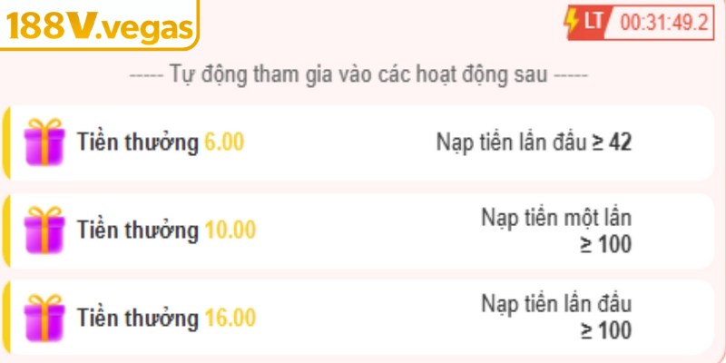 Đổi giftcode lấy tiền vốn hình thức nạp tiền không tốn phí