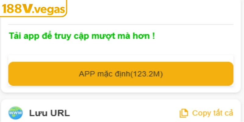 Tải app 188V trên điện thoại hoàn toàn miễn phí