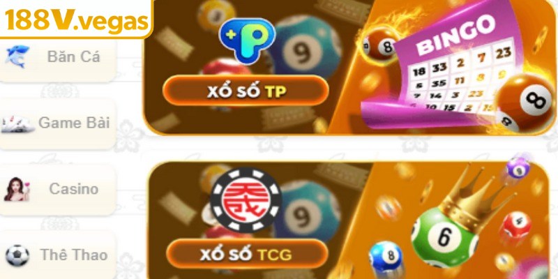 Các hình thức xổ số 188V phổ biến đáng thử